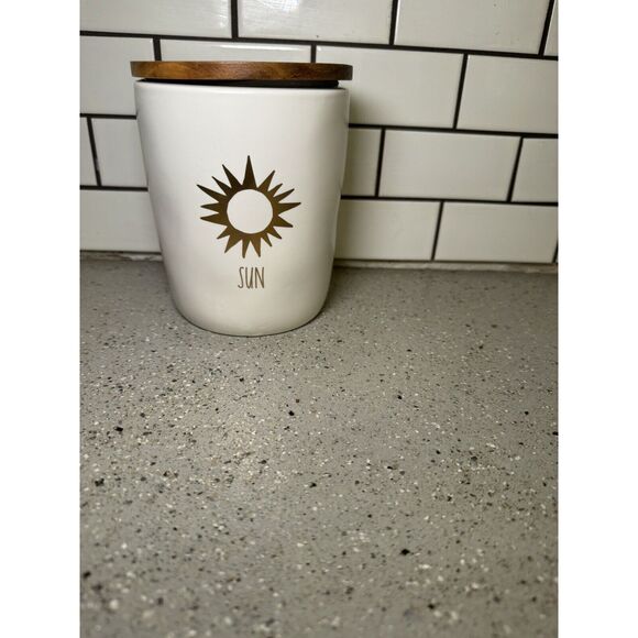 Rae Dunn Sun Canister - Picture 1 of 3